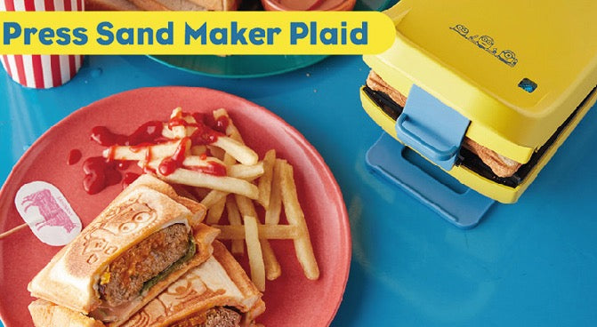 【新品預告】Plaid 厚燒格子三明治機小小兵限定款