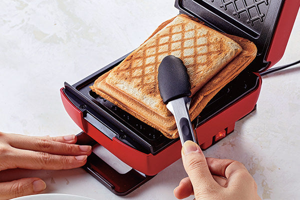 récolte Press Sand Maker Plaid – Red 厚燒格子三明治機 - 紅色 RPS-2(R)