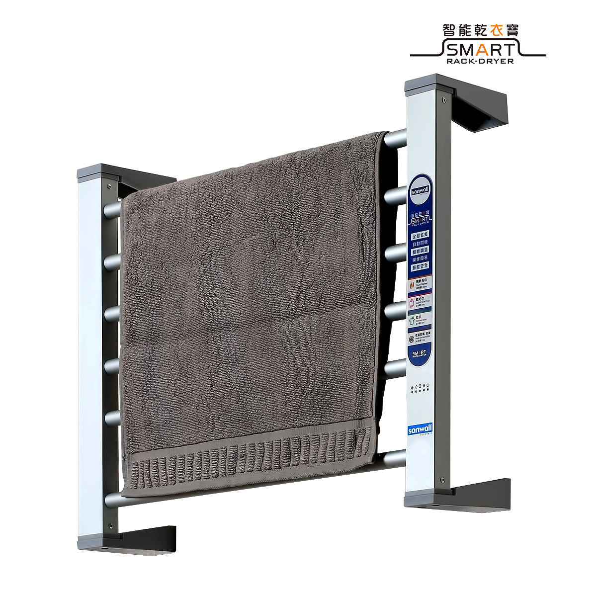 Sanwall Smart Rack Dryer Towel Warmer Small (Small Size)