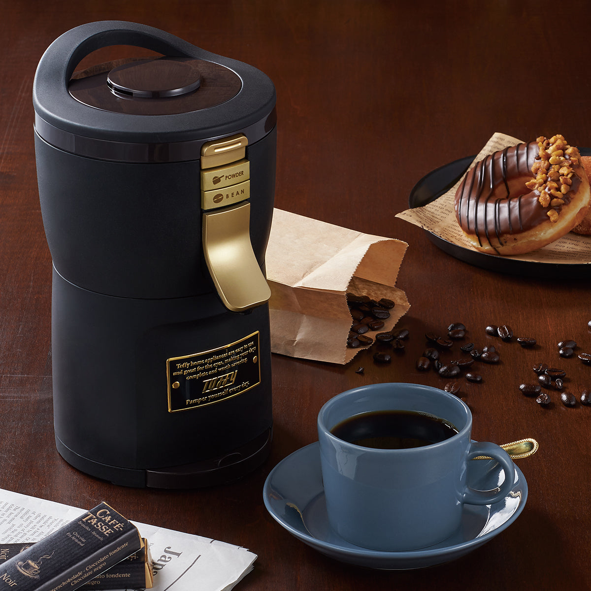 Toffy Automatic Grind Aroma Coffee Maker 全自動研磨芳香咖啡機 K-CM7-RB / SG