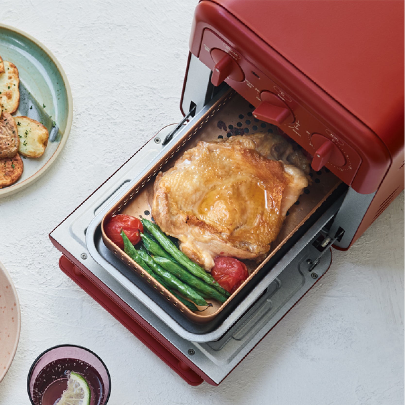 récolte Air Oven Toaster 氣炸小焗爐 RFT-1-(R)/(W)