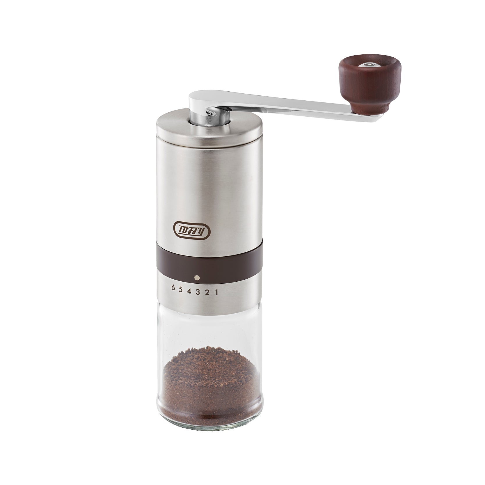 Toffy Hand Ceramic Coffee Mill 陶瓷手搖磨豆機 K-KU10-SV