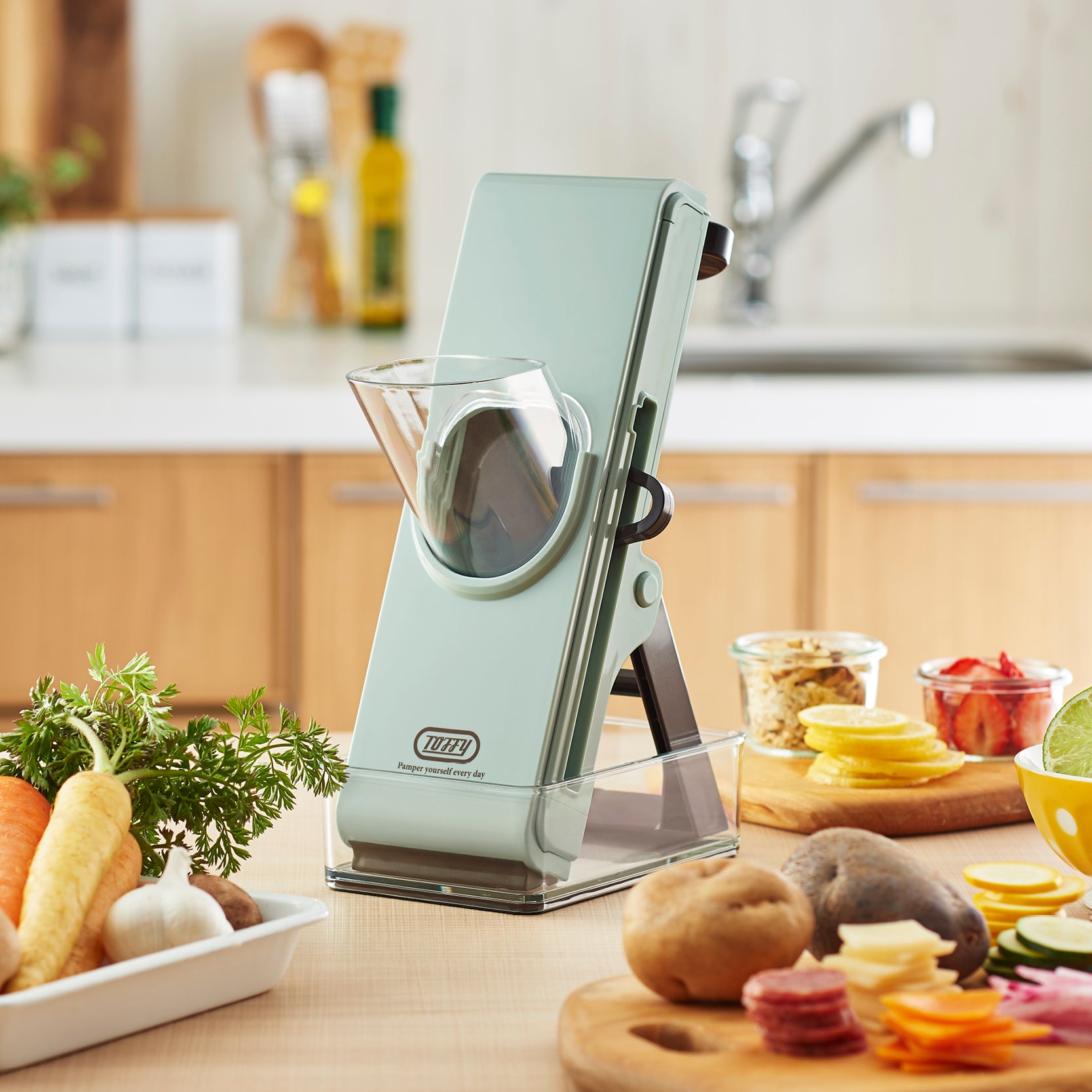 Toffy Safety Push Slicer 便利切菜器 K-HC9-PA