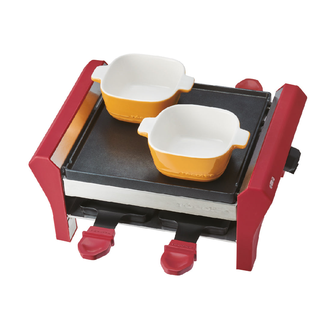 récolte Raclette and Fondue Maker Grand Melt 雙層煎烤盤 RRF-2(R)