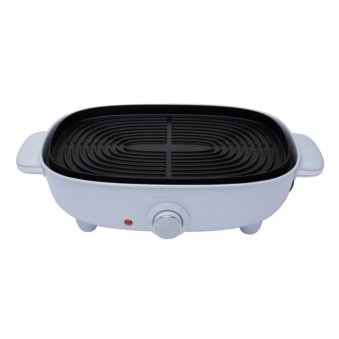 récolte Home BBQ 2Ways Grill 日式雙面電烤爐 + 火鍋盤 RBQ-HK21(CB)+HP