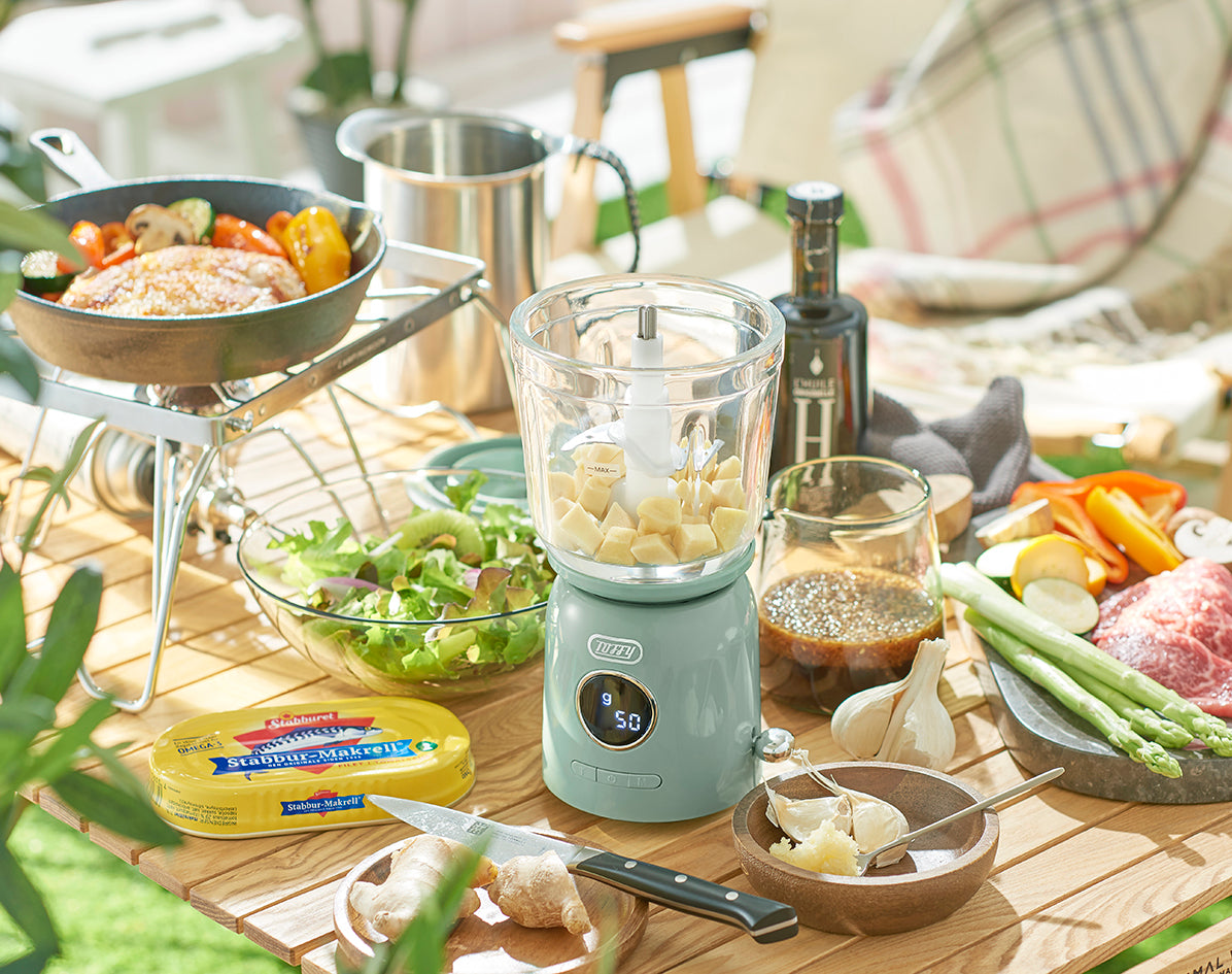 Toffy Rechargeable Weigh + Multi Food Processor 多功能無線秤重食物料理機 K-CH2-PA/ K-CH2-AW