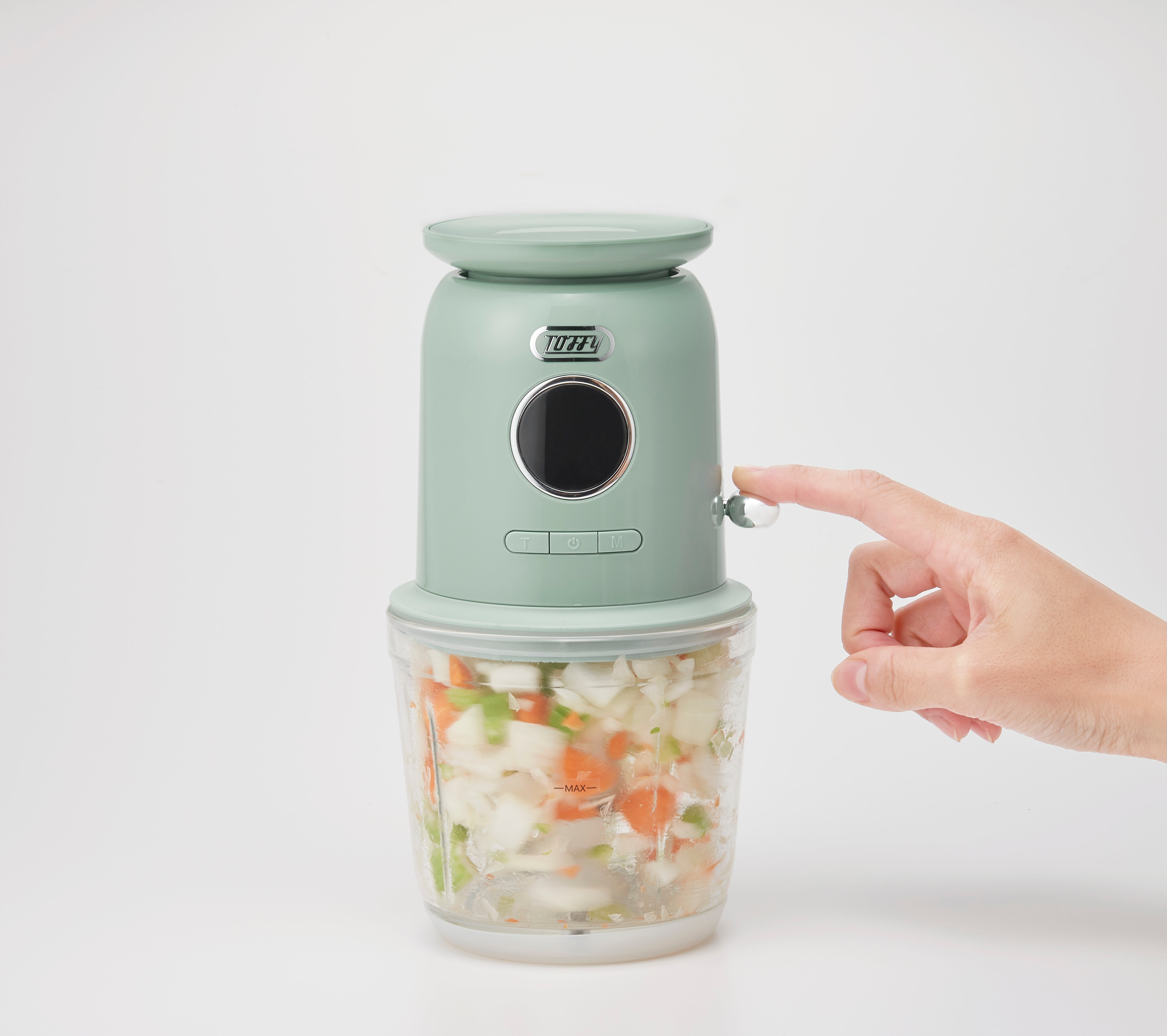 Toffy Rechargeable Weigh + Multi Food Processor 多功能無線秤重食物料理機 K-CH2-PA/ K-CH2-AW