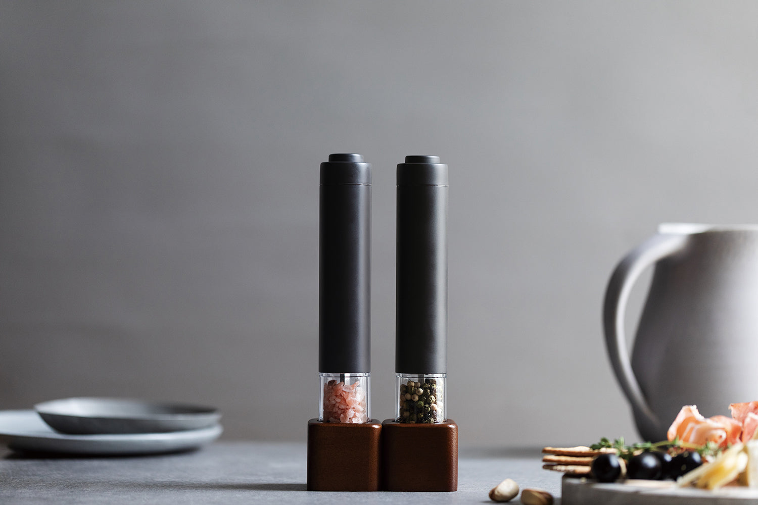 récolte Salt & Pepper Mill Mini 電動研磨器 RMM-1(GY)