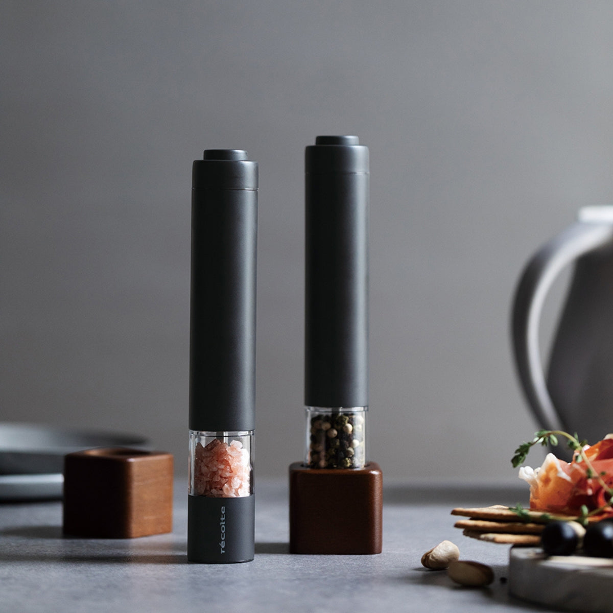 récolte Salt & Pepper Mill Mini 電動研磨器 RMM-1(GY)