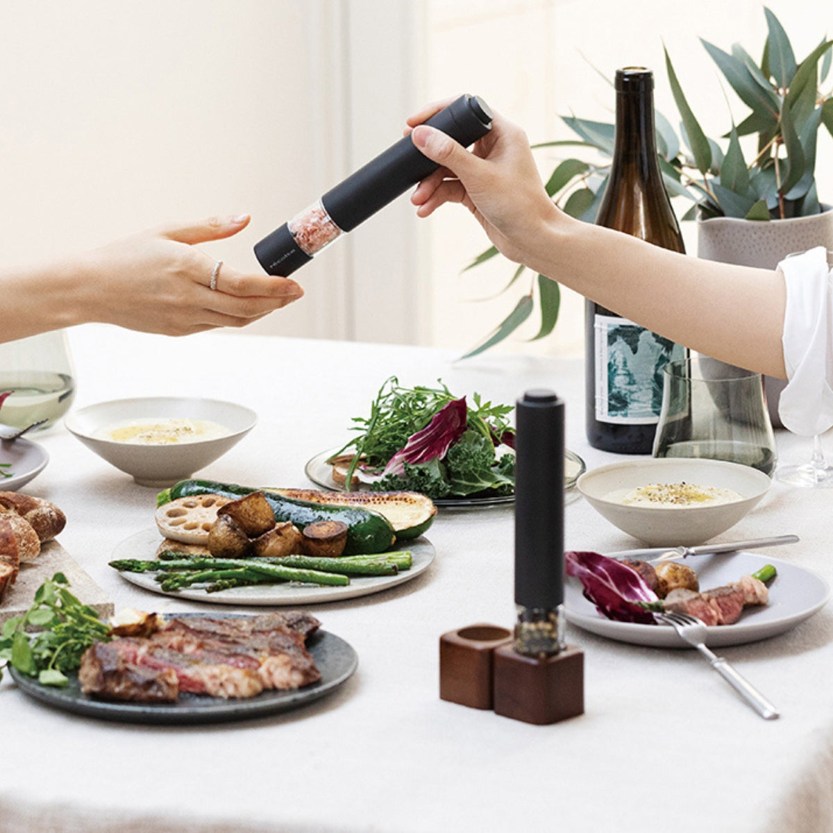 récolte Salt & Pepper Mill Mini 電動研磨器 RMM-1(GY)