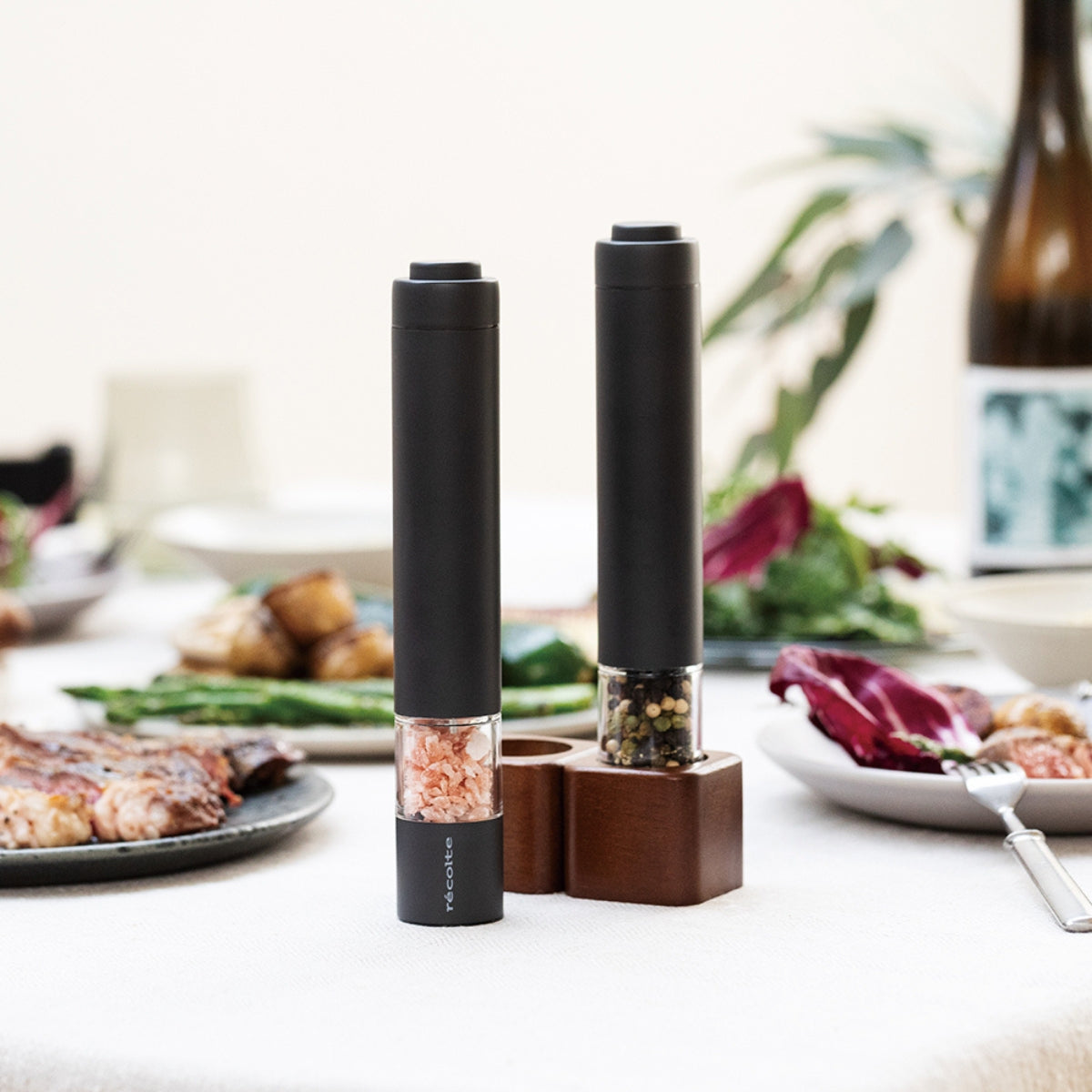 récolte Salt & Pepper Mill Mini 電動研磨器 RMM-1(GY)