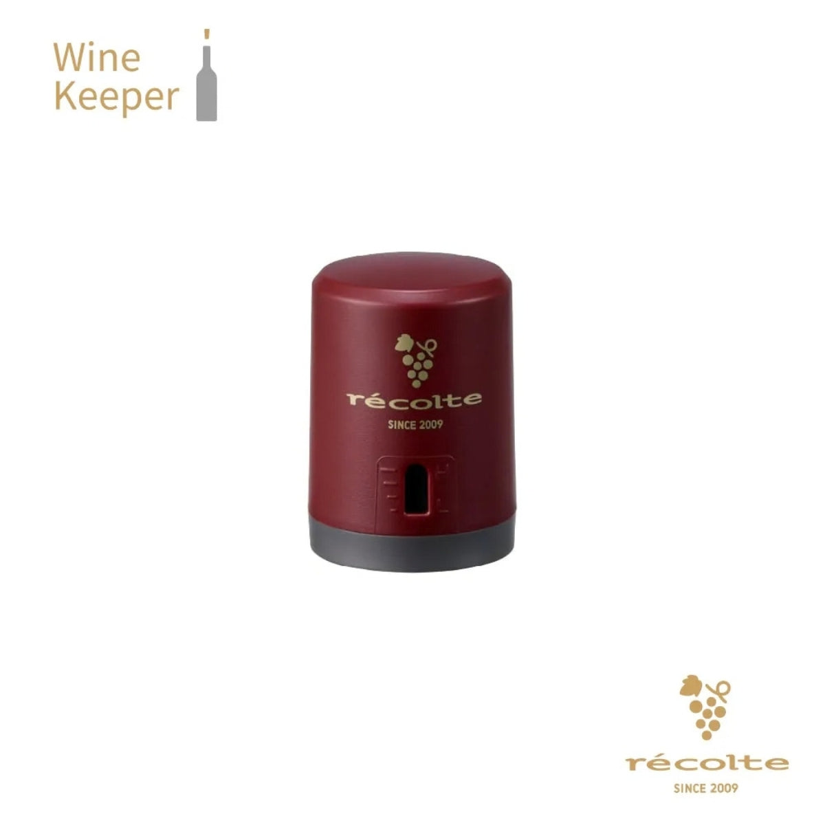 【New Arrival】récolte Wine Keeper 真空瓶塞 RWK-1(R)