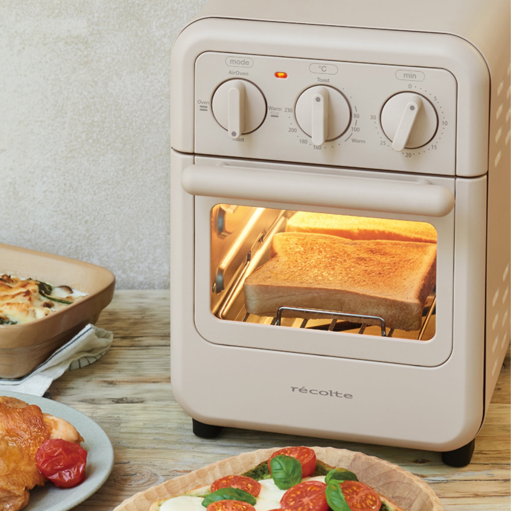 récolte Air Oven Toaster RFT-1-(R)/(W)