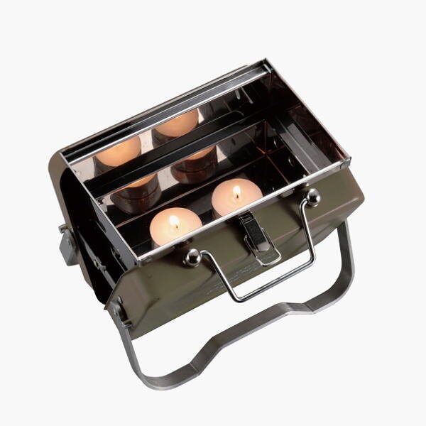 CAPTAIN STAG 可摺叠便攜式V型迷你烤爐/燒烤架 UG-0079 (橄欖綠)
